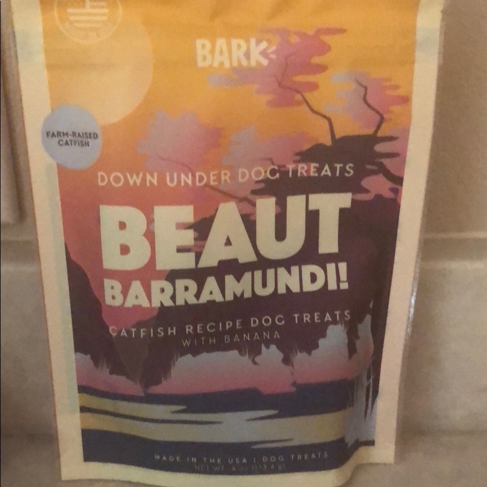 3 packages of Bark Brand Dog Treats